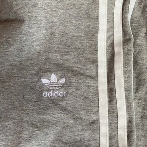 gray adidas leggings